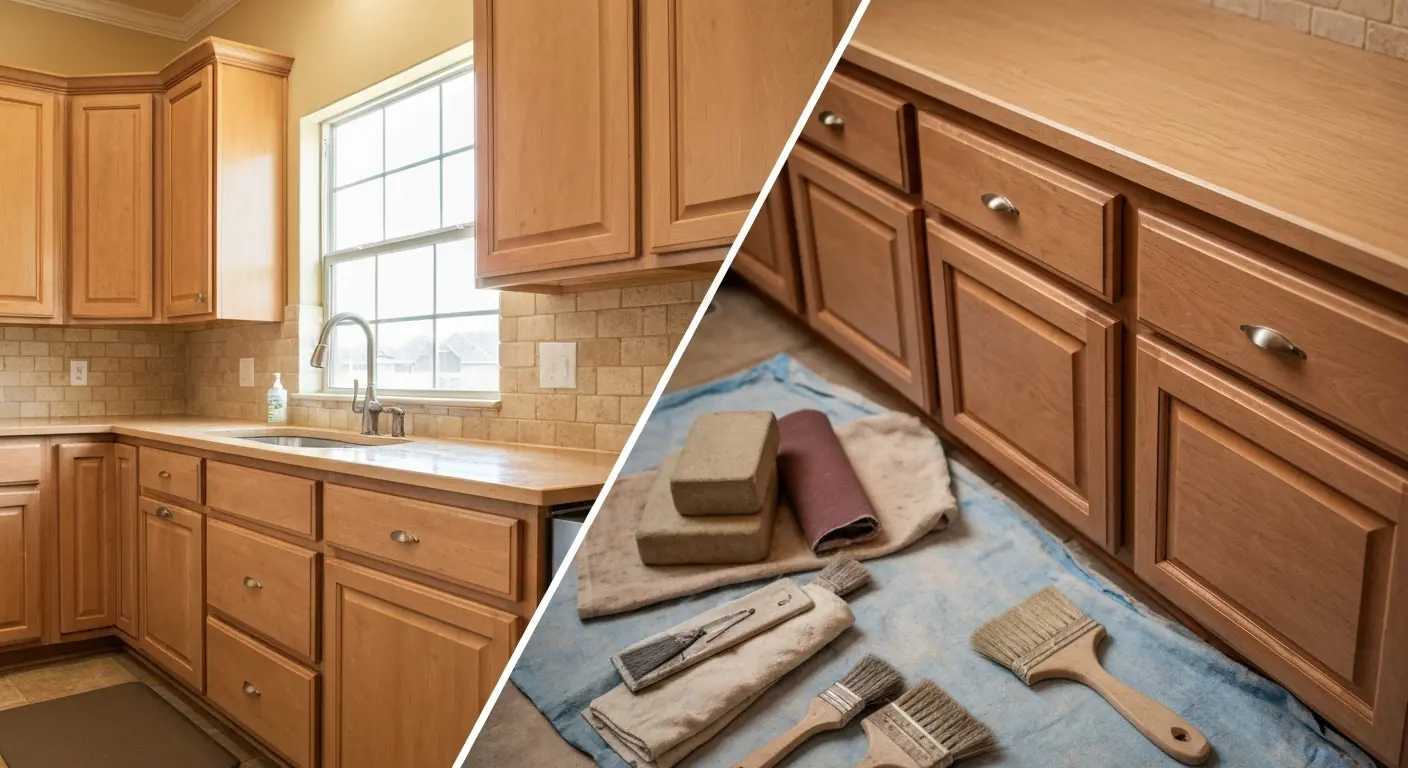 Cabinet refinishing