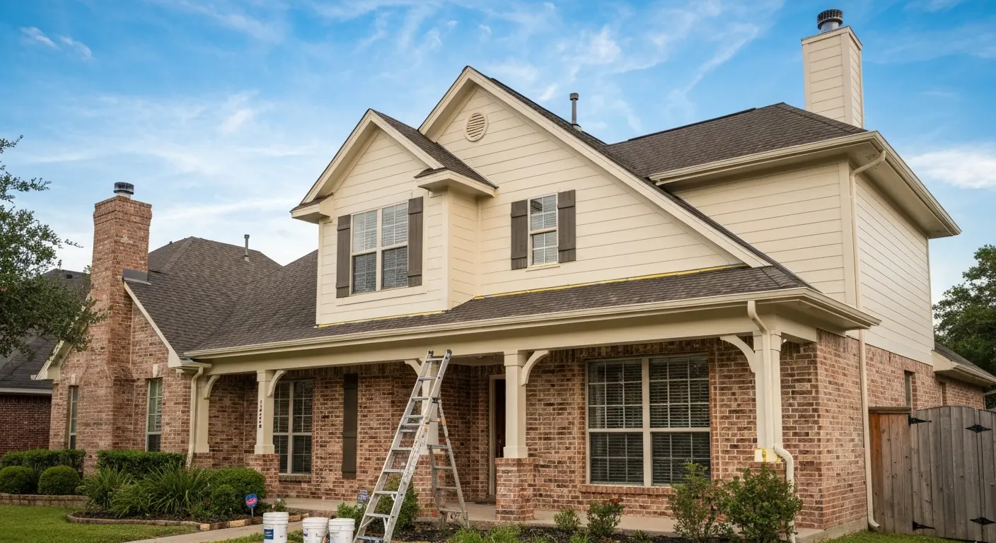 Exterior painting project