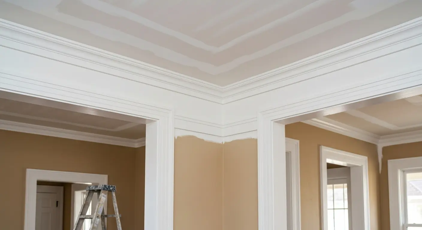 Trim and ceiling painting