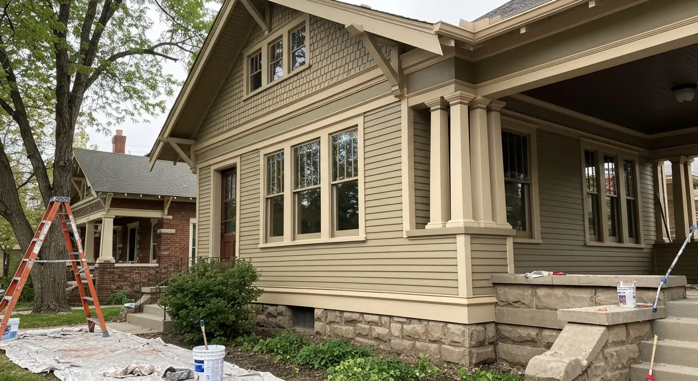 Exterior painting project