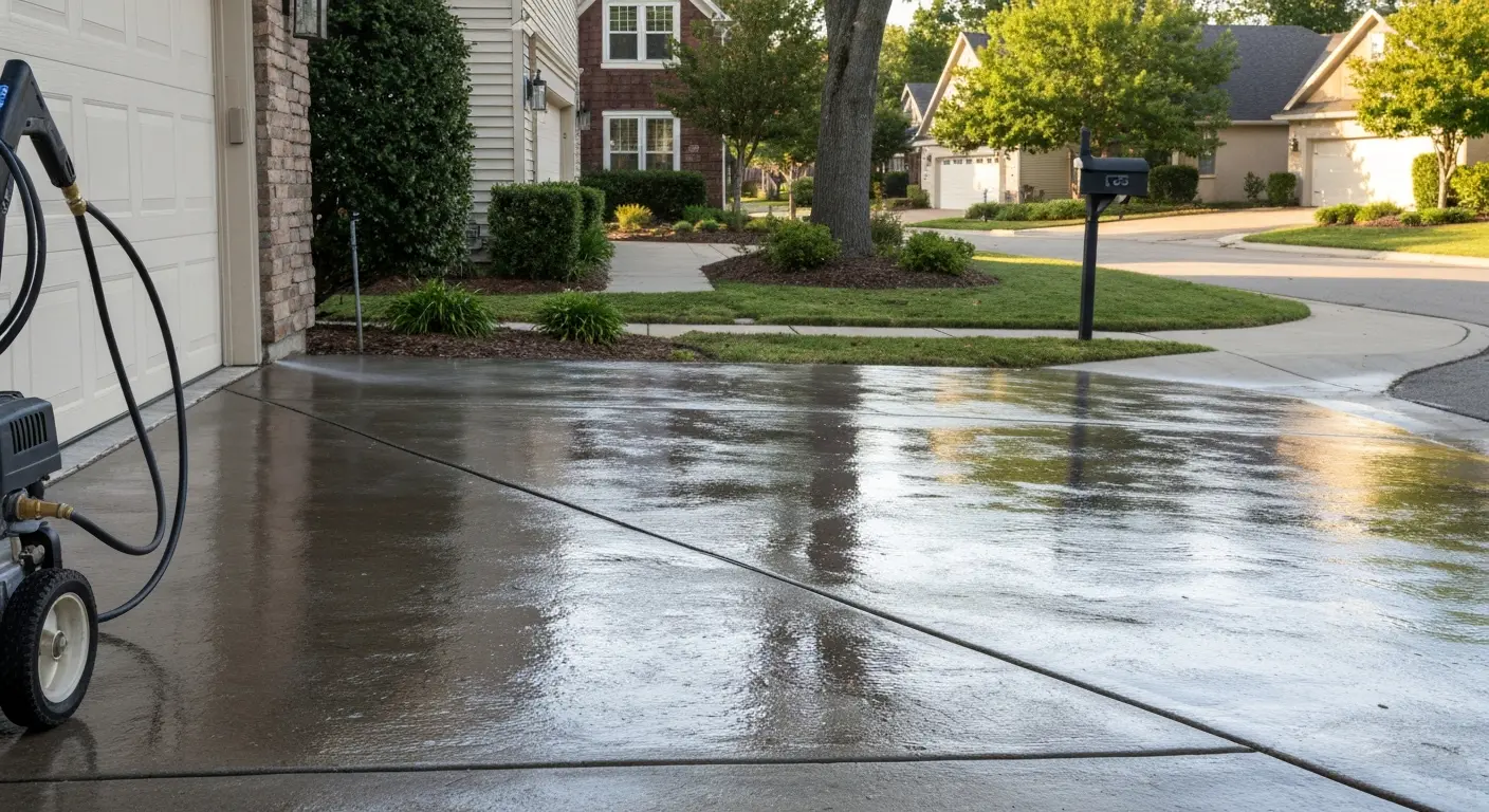Pressure washing service