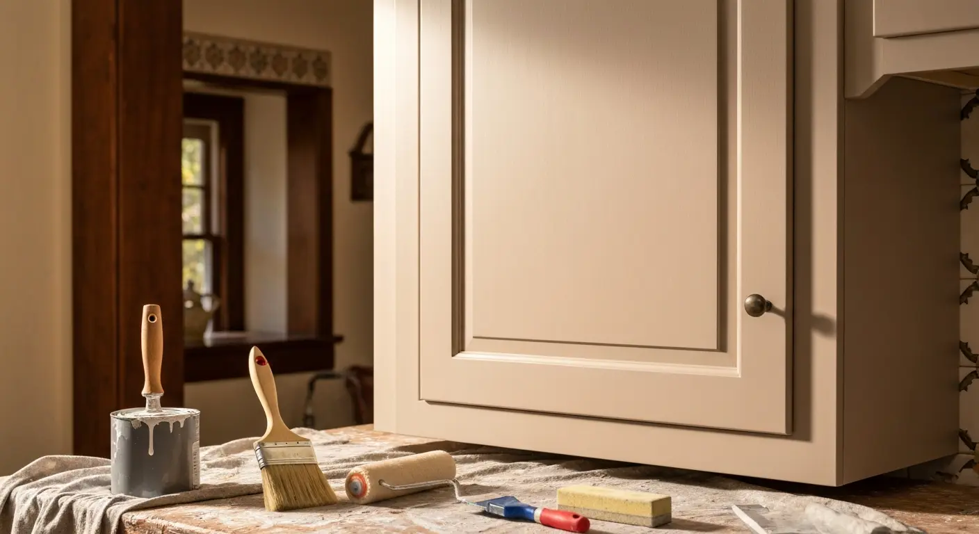 Cabinet painting service