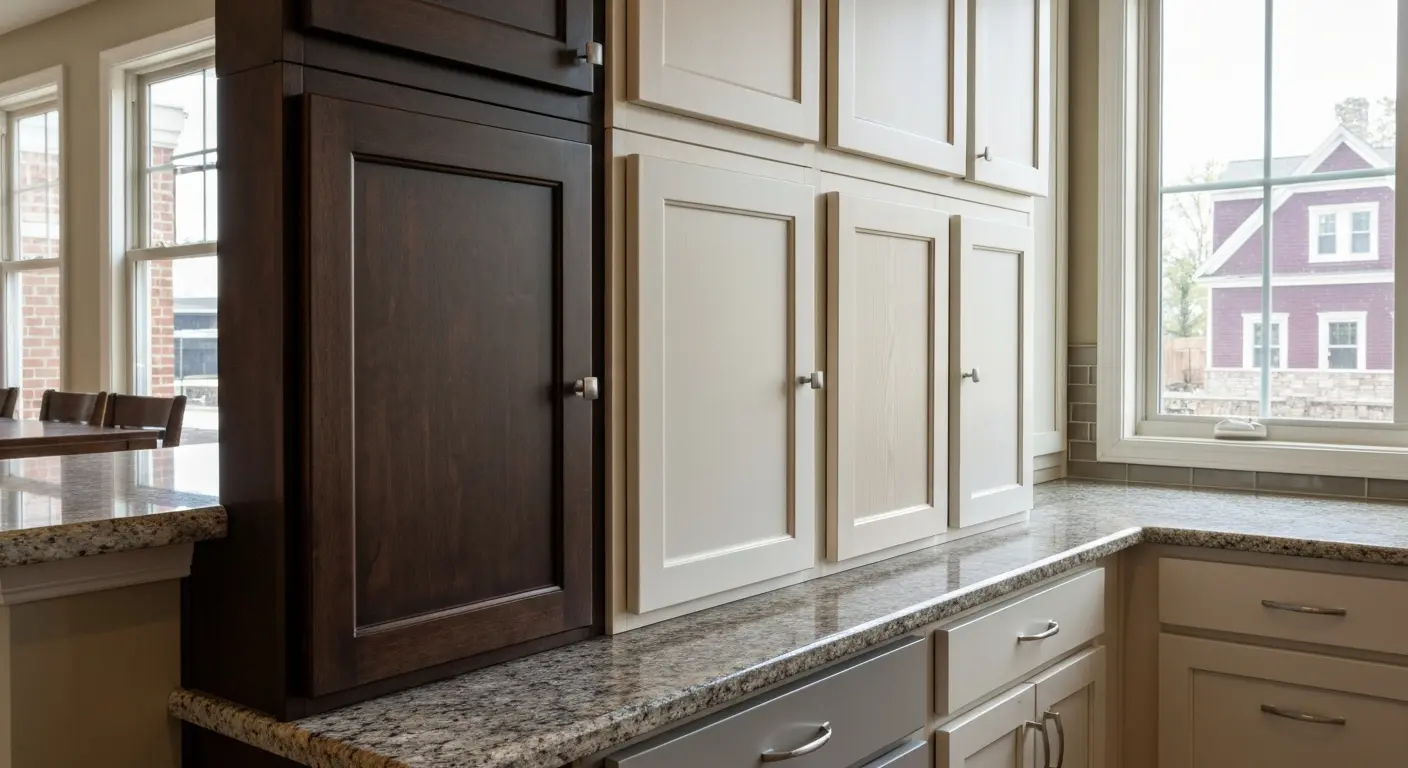 Custom cabinet color and finish options