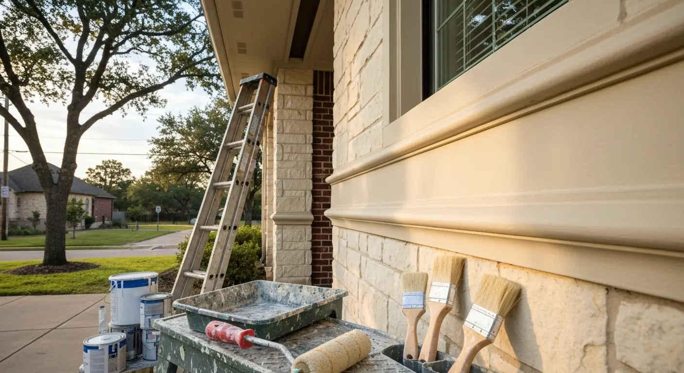 Exterior house painting in Fort Worth