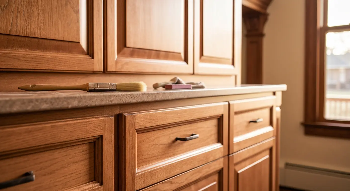 Cabinet refinishing service