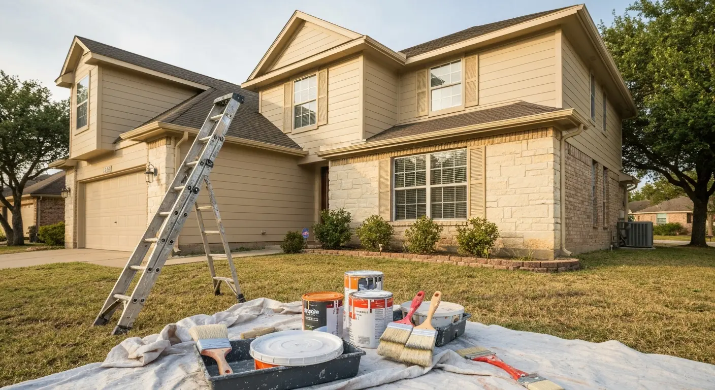Exterior painting project