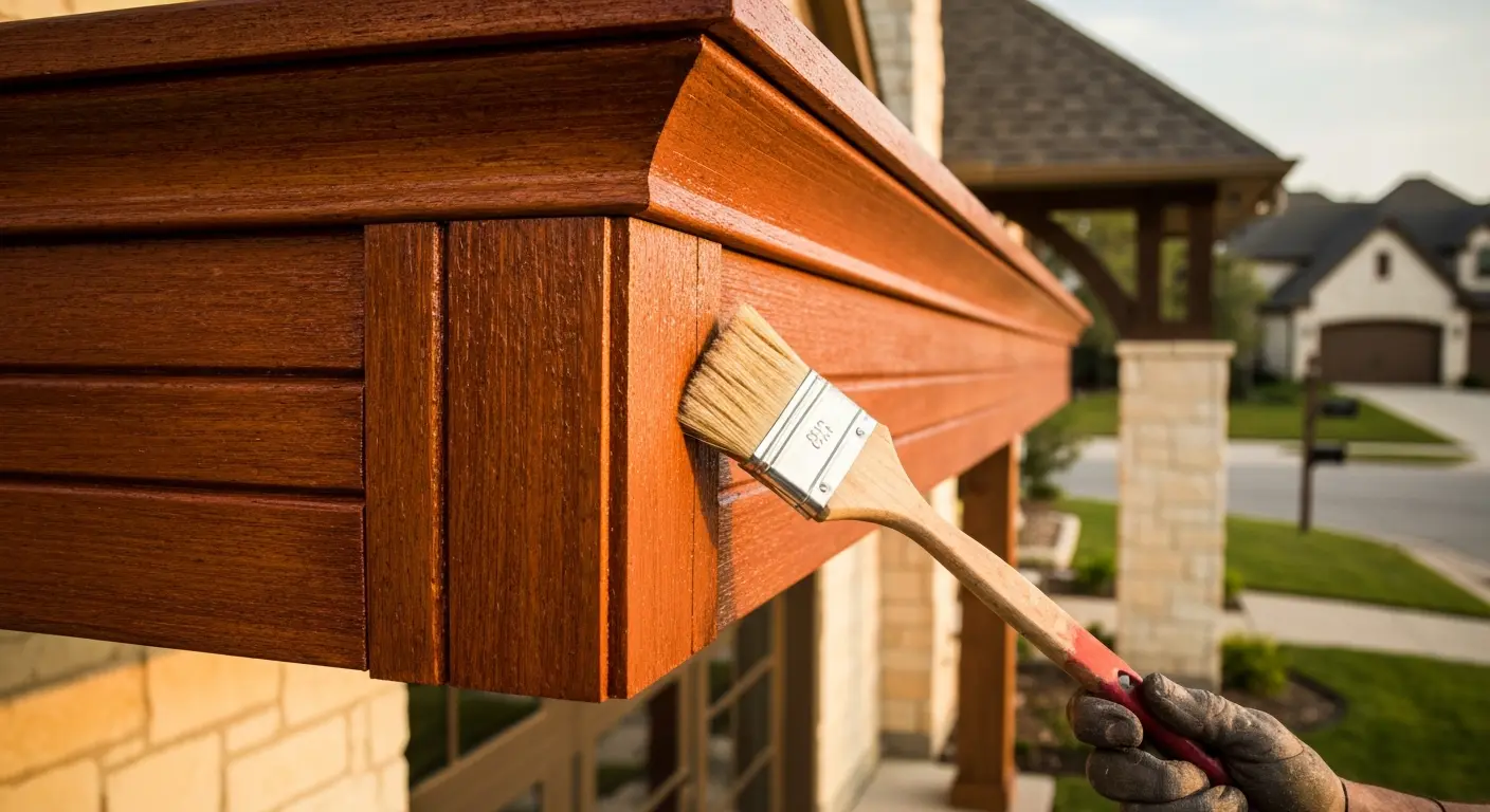 Exterior painting and staining