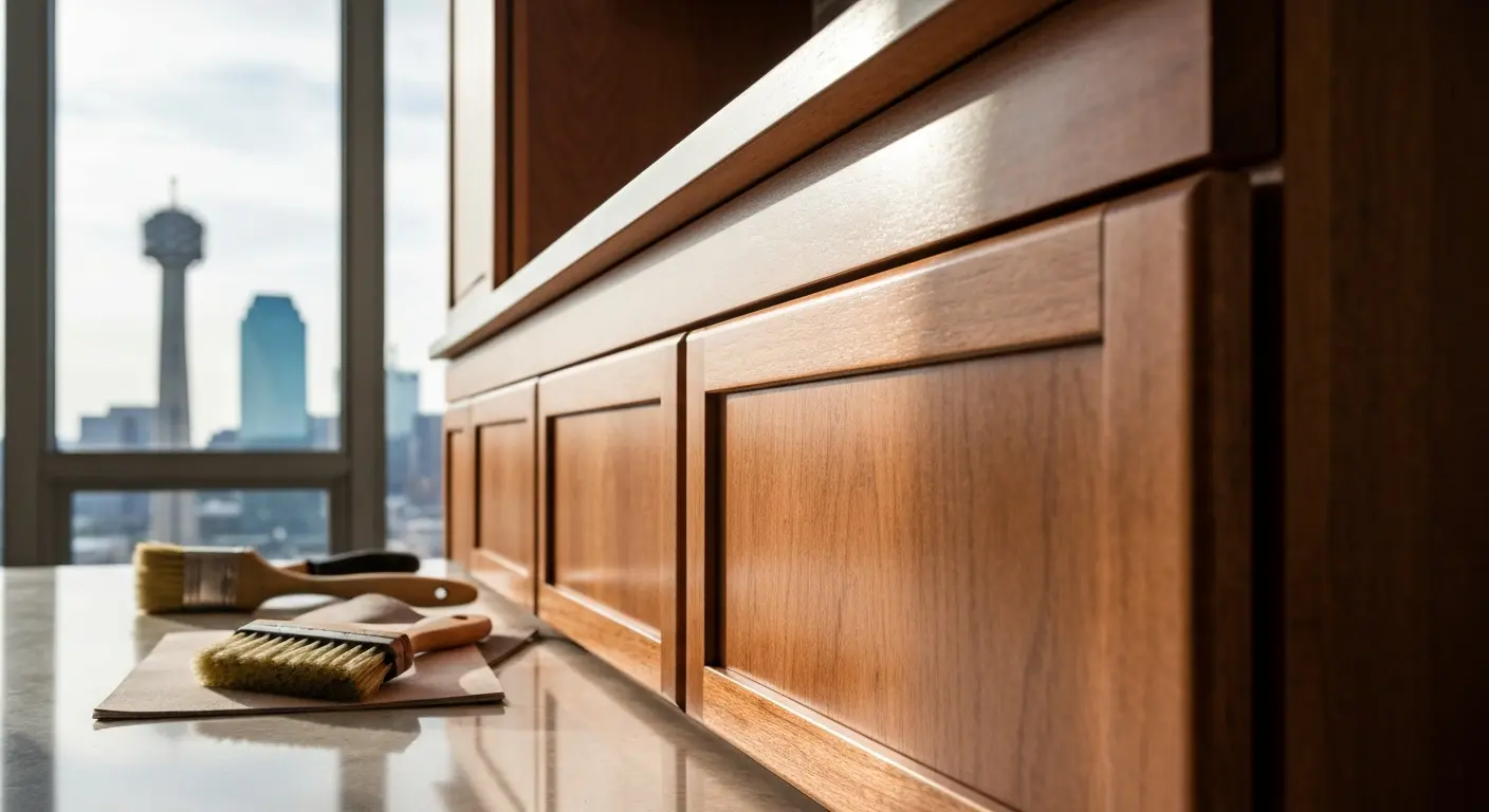 Cabinet refinishing