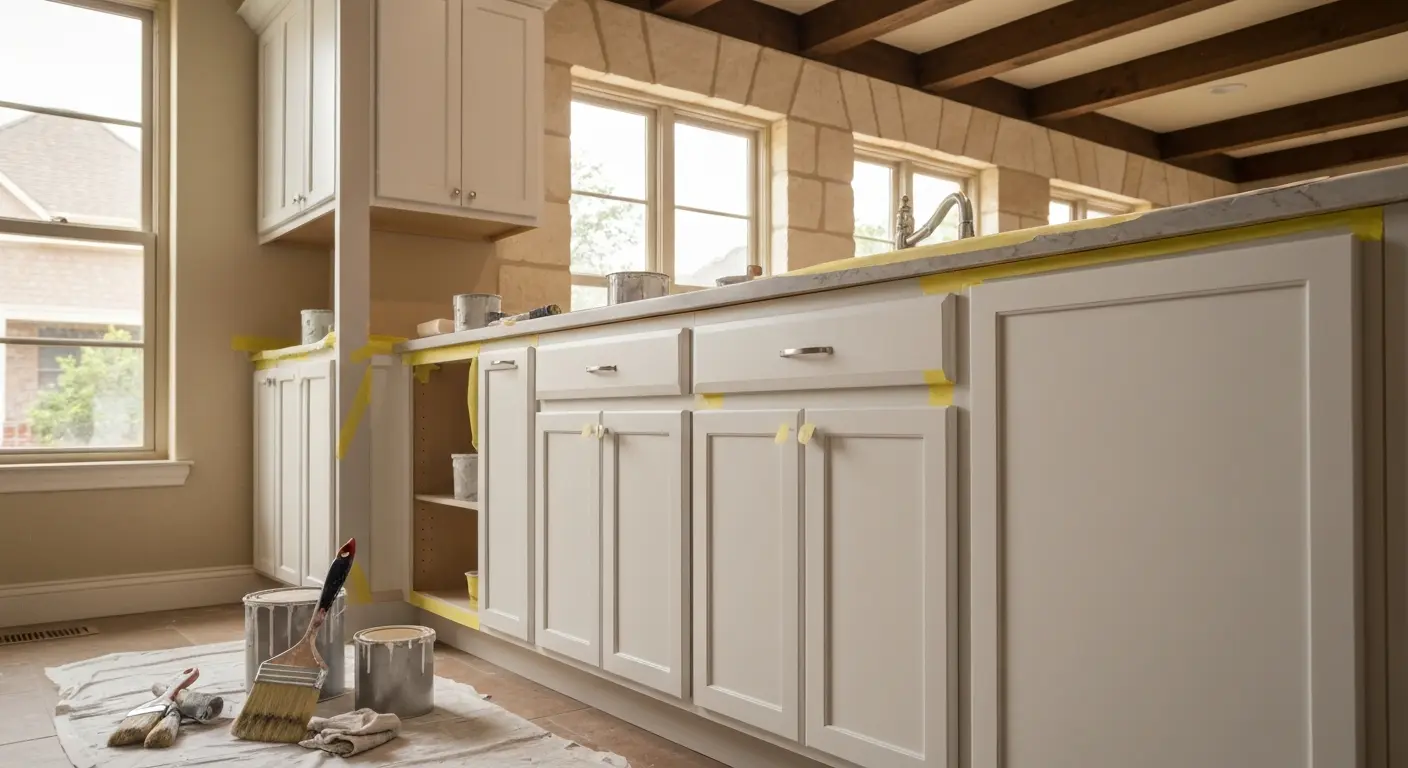 Cabinet painting service