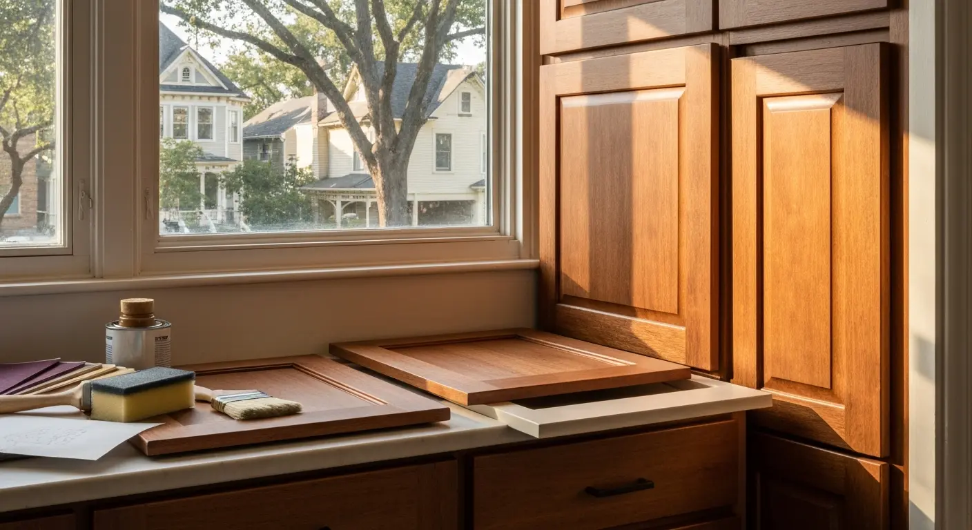 Cabinet refinishing and painting