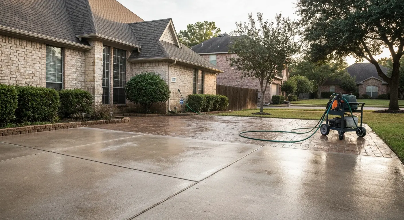 Pressure washing