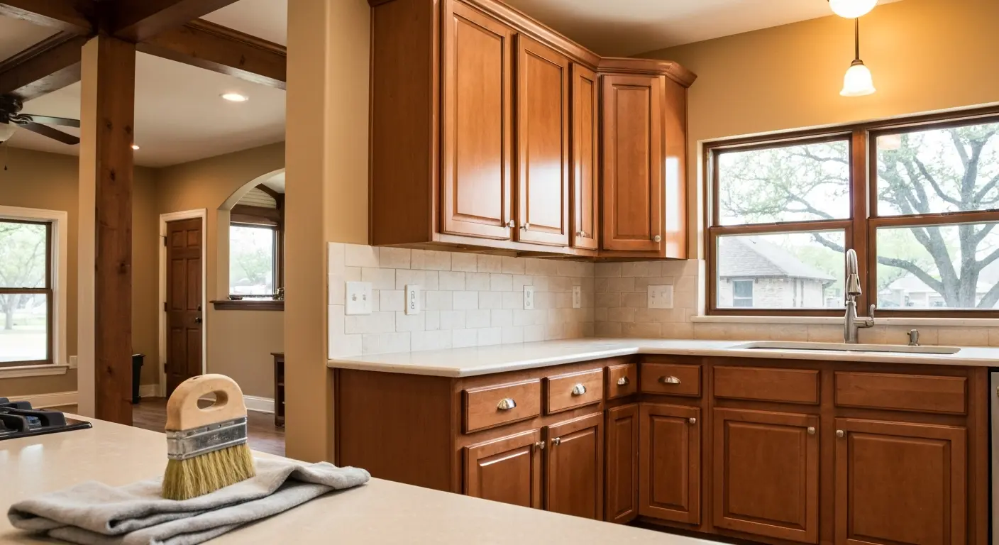 Cabinet refinishing project