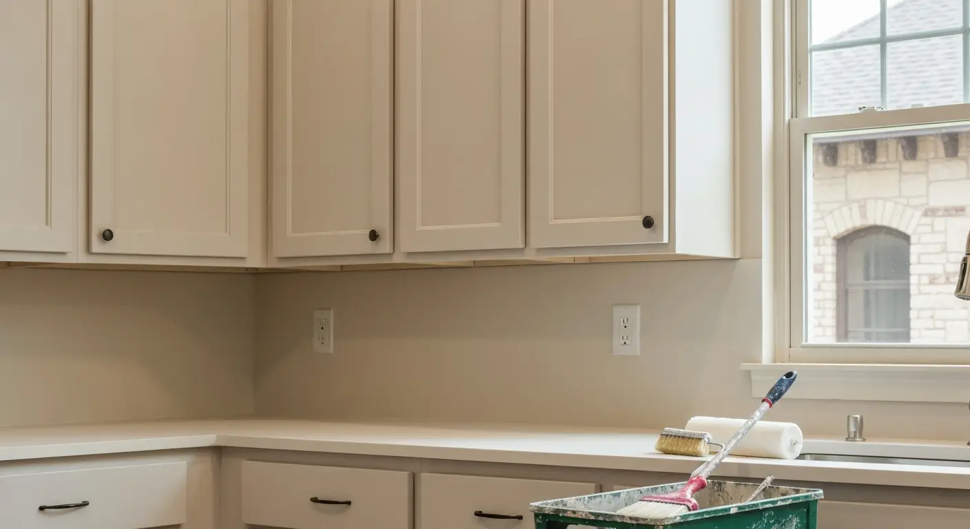 Cabinet painting service South Dallas