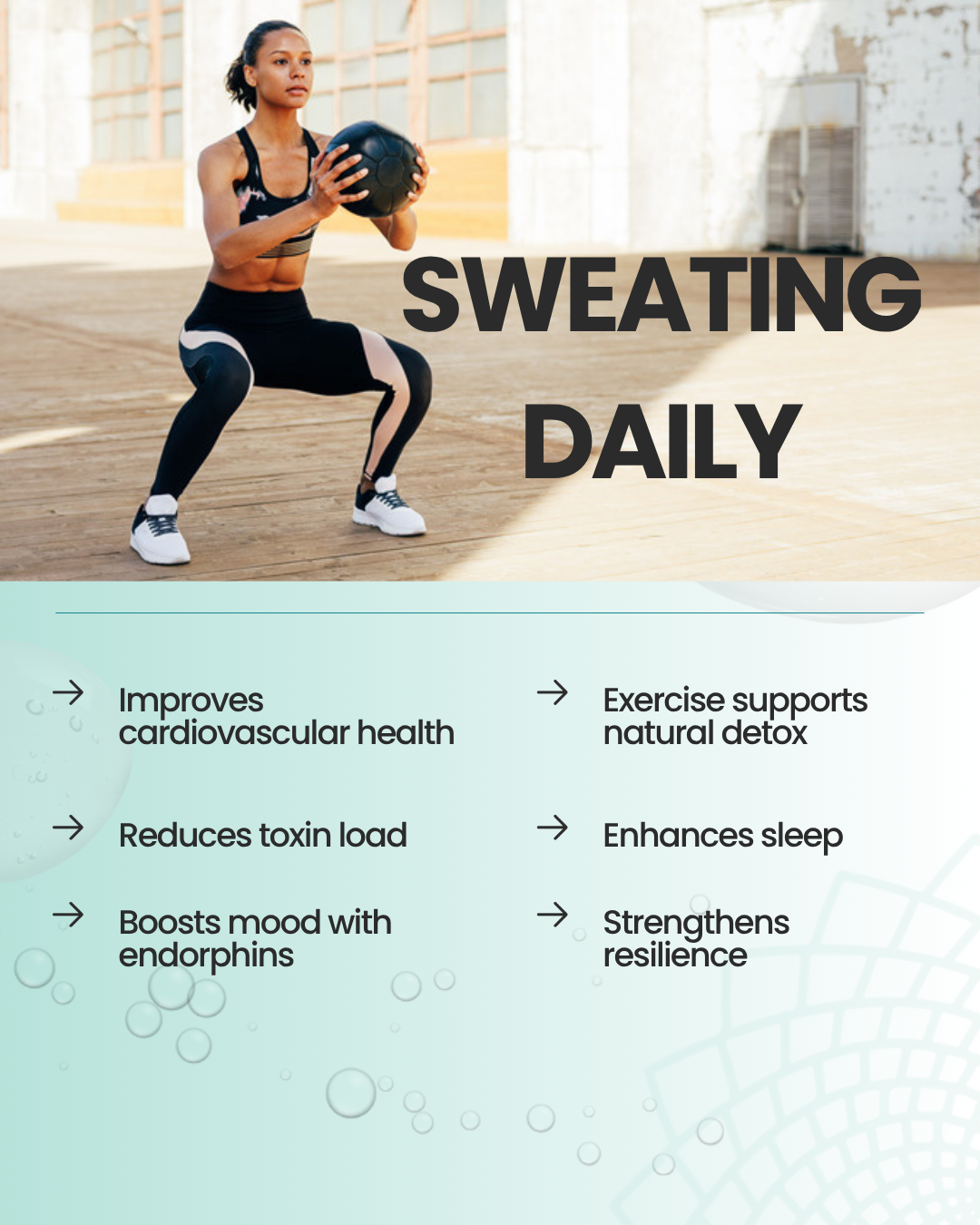 The Benefits of Sweating Daily