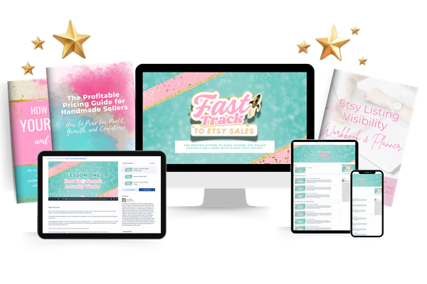 Fast Track to Etsy Sales course mockup
