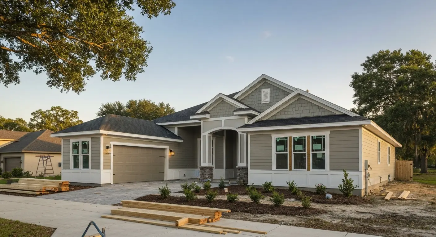 Custom home construction in Seminole