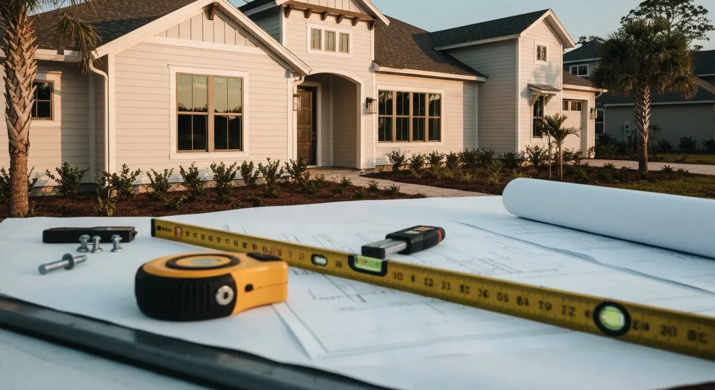 Custom home construction project