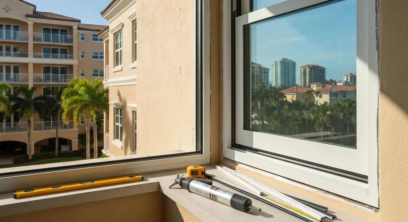 Casement window installation