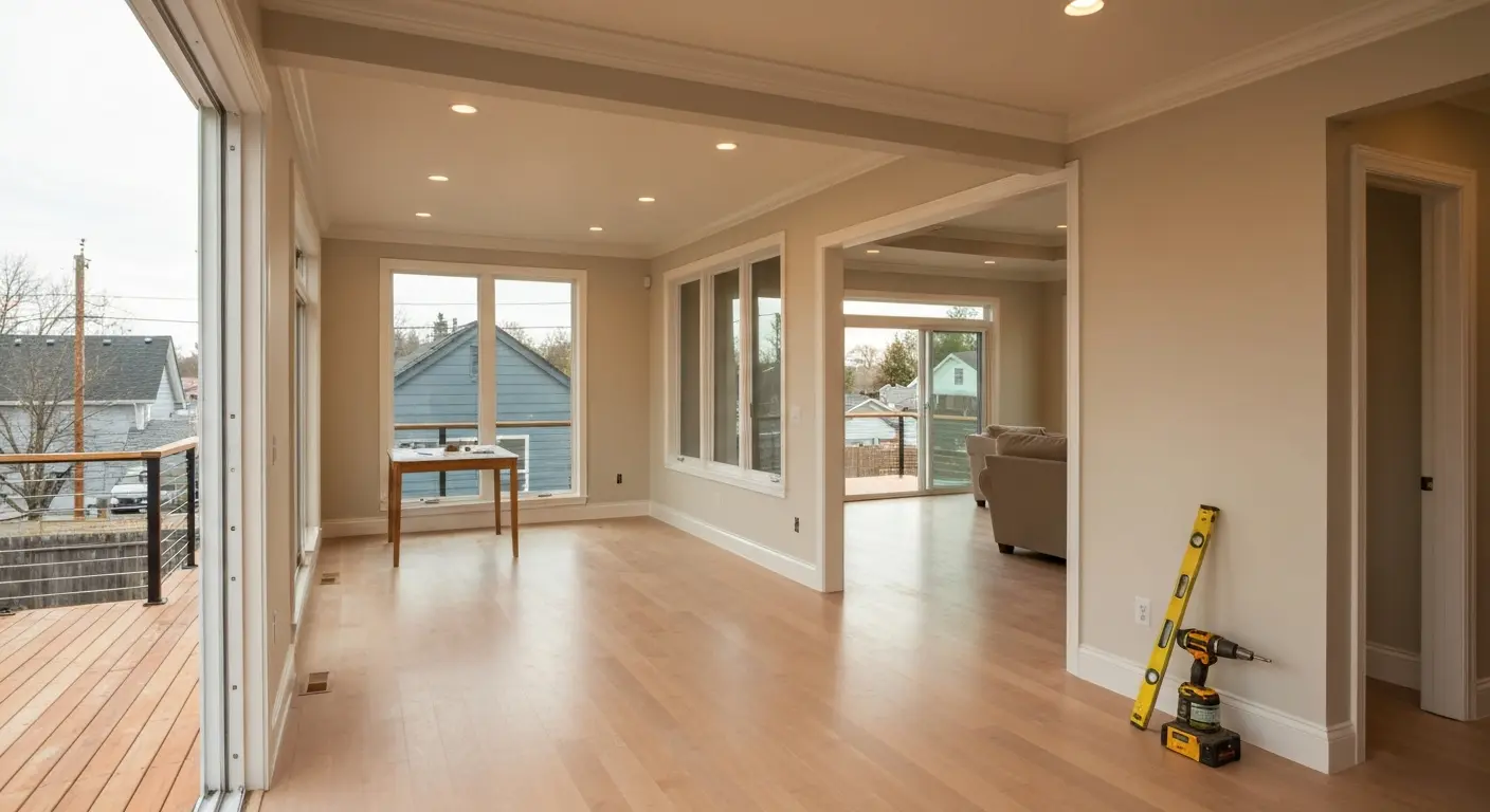 Open concept living area