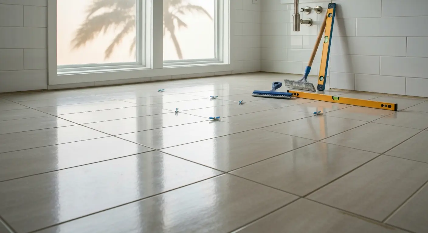 Bathroom flooring