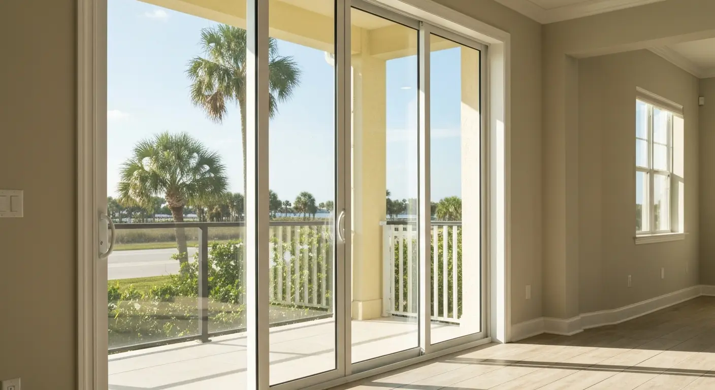 Sliding glass door installation