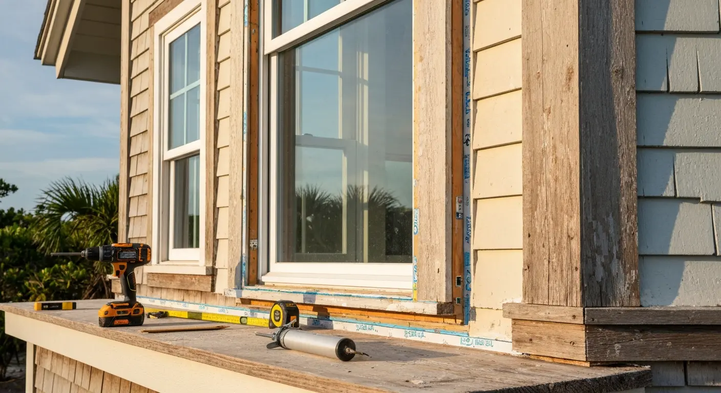 Impact window retrofit