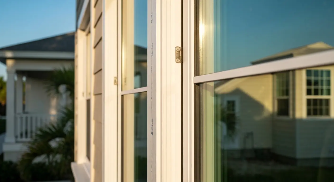 Impact-resistant window detail