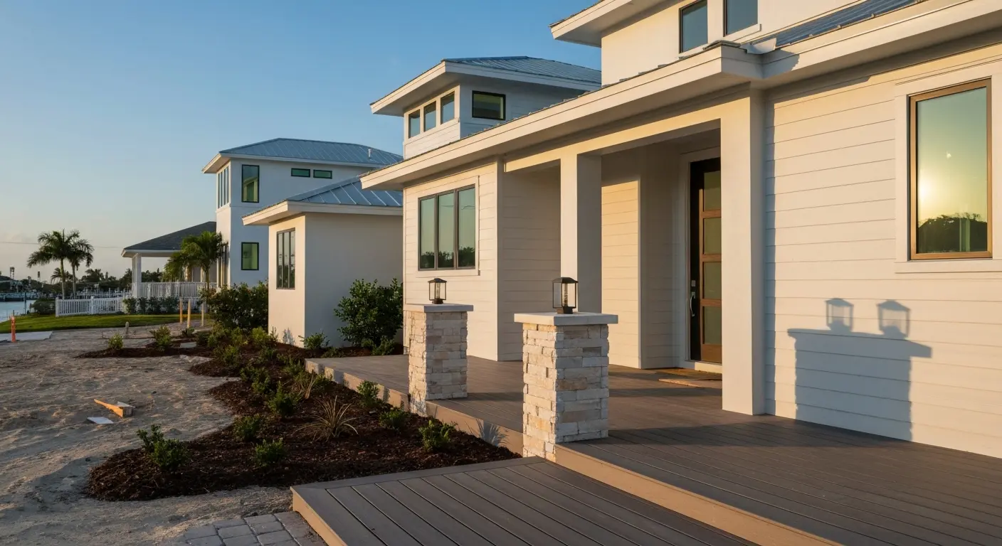 Custom home construction in Downtown Clearwater