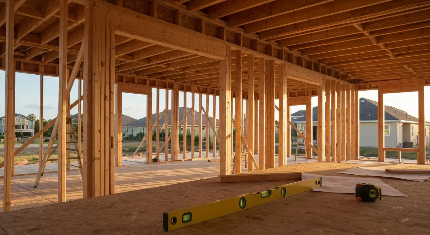 Custom home construction project