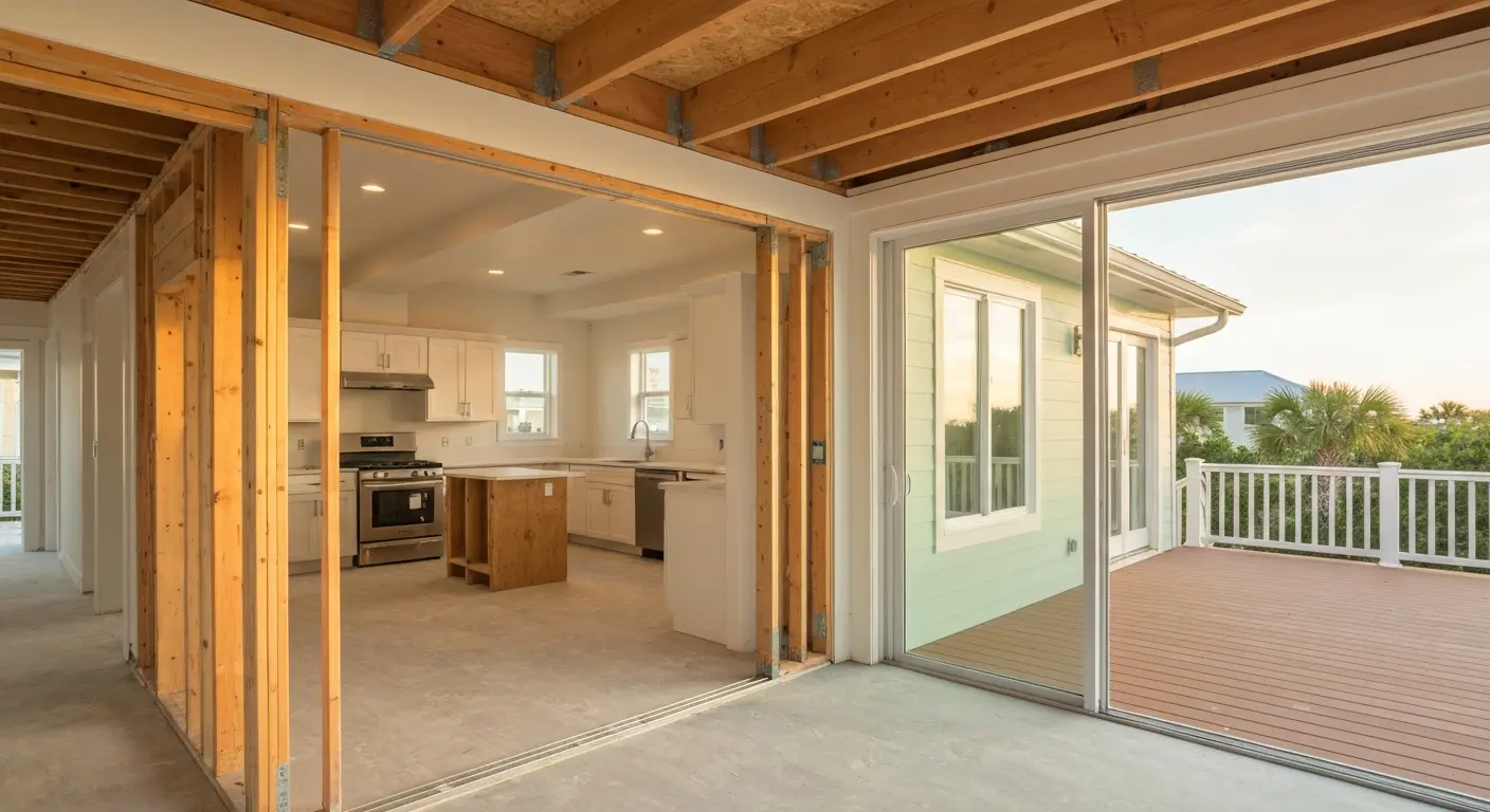 Home addition project in Sunset Beach area