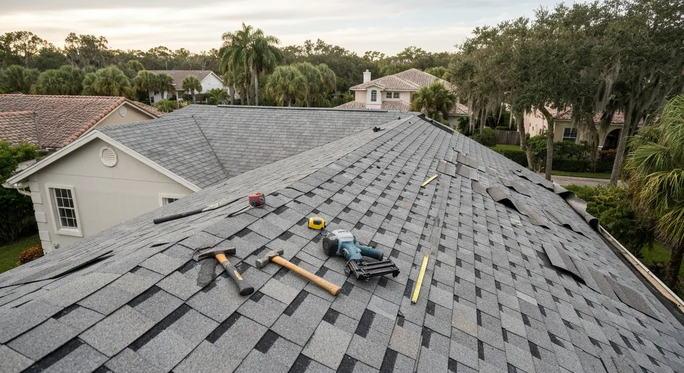 Roof damage repair