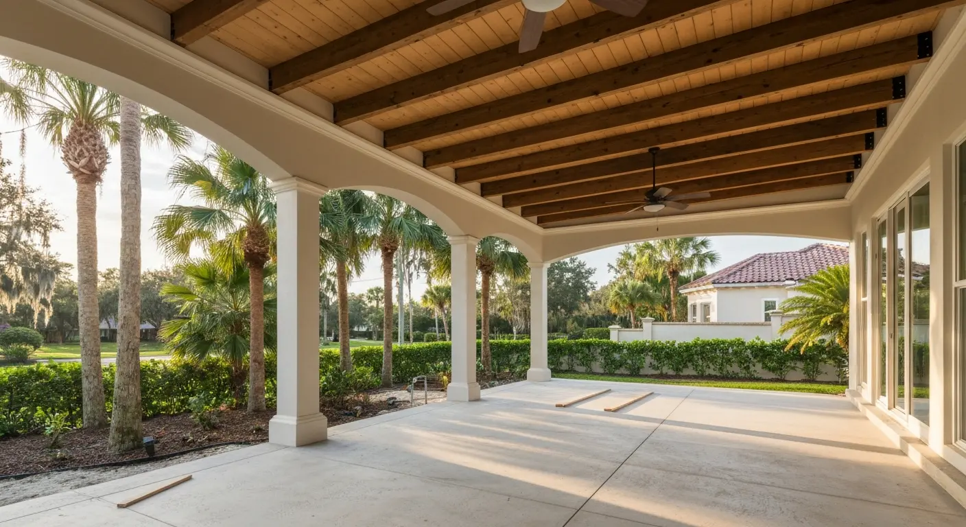 Home addition with new living space