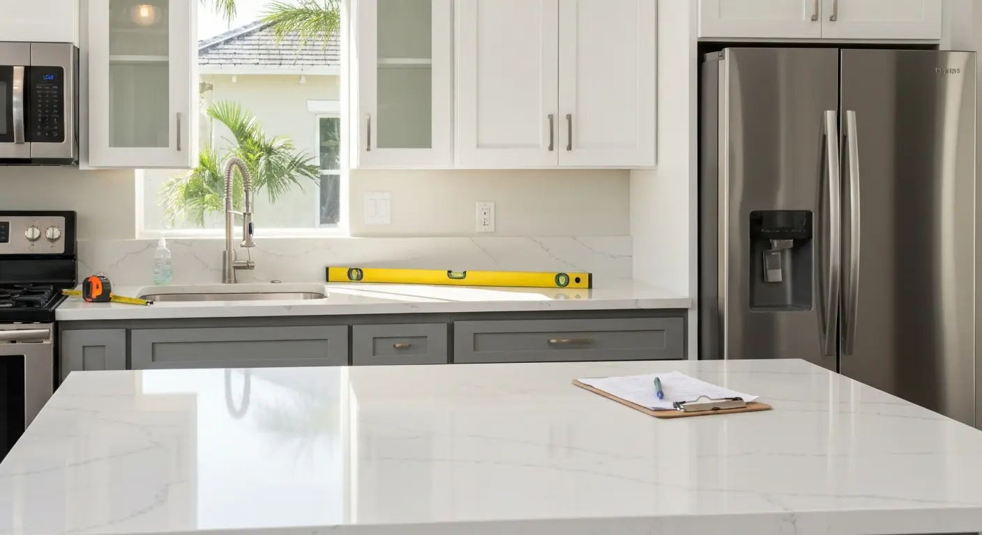 Kitchen remodel with modern cabinets