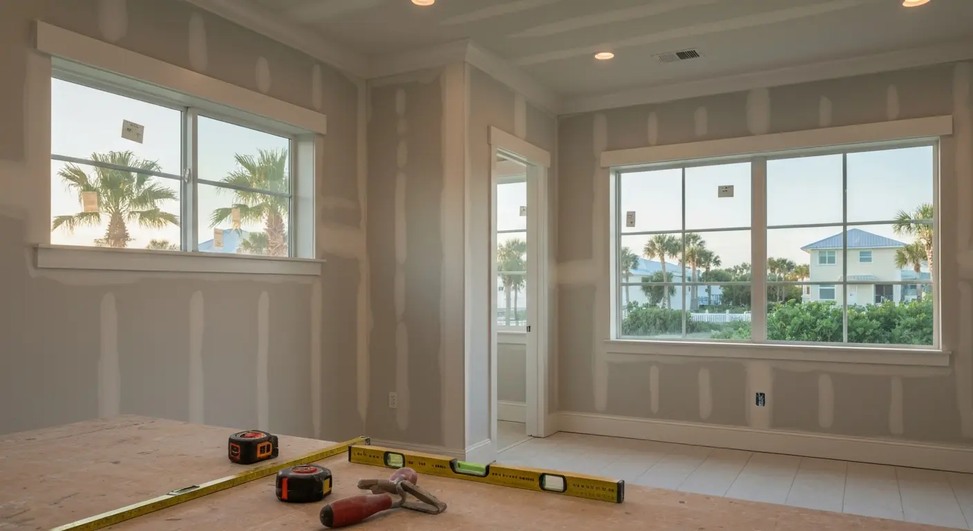 Room addition example in Central Beach neighborhood