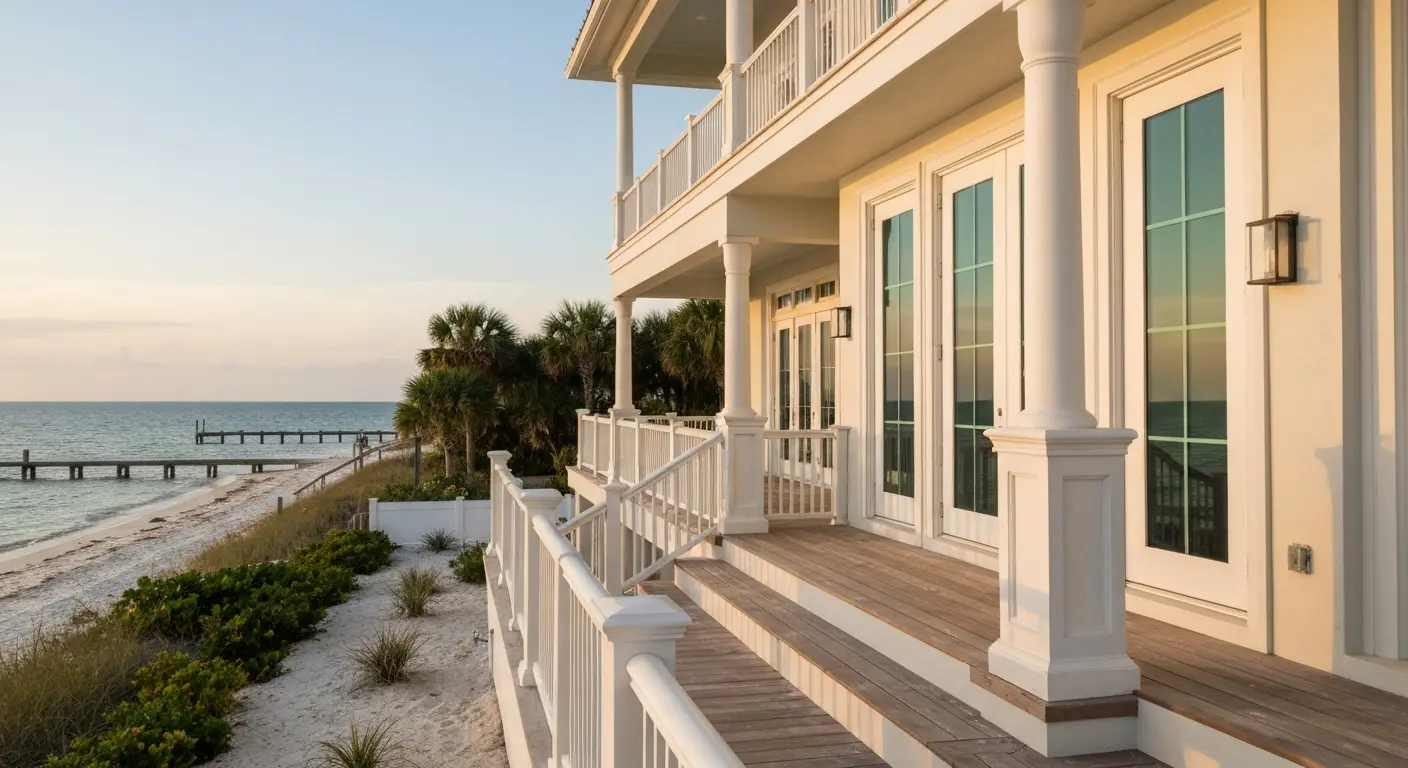Gulf-front custom home Belleair Beach