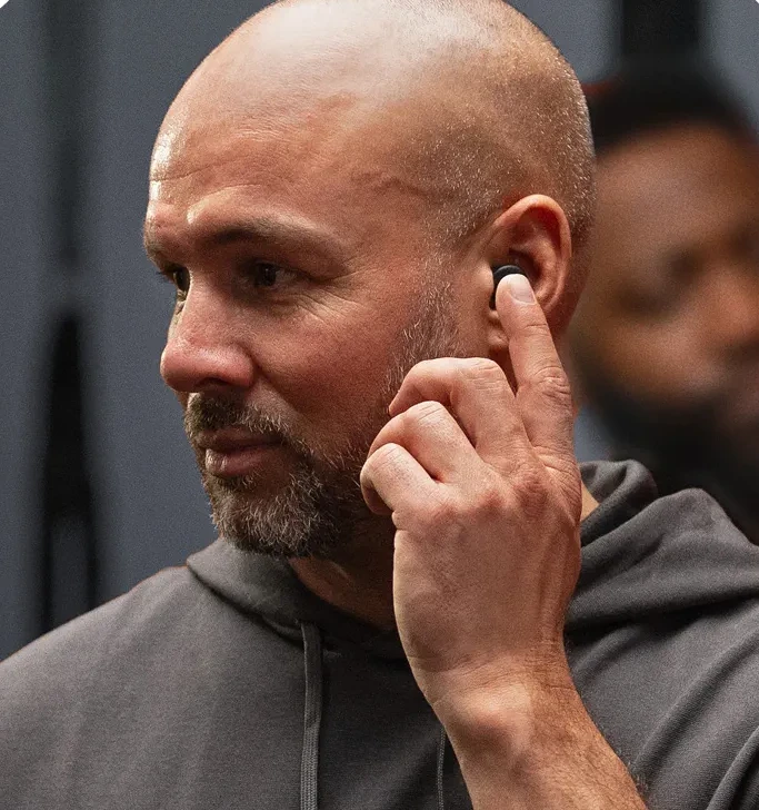 Modern earbud-style hearing aid for an active lifestyle