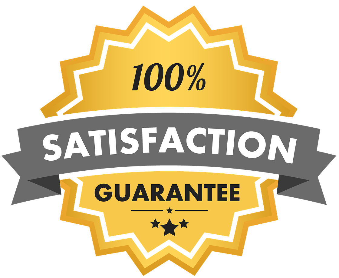 100% Satisfaction Guaratee
