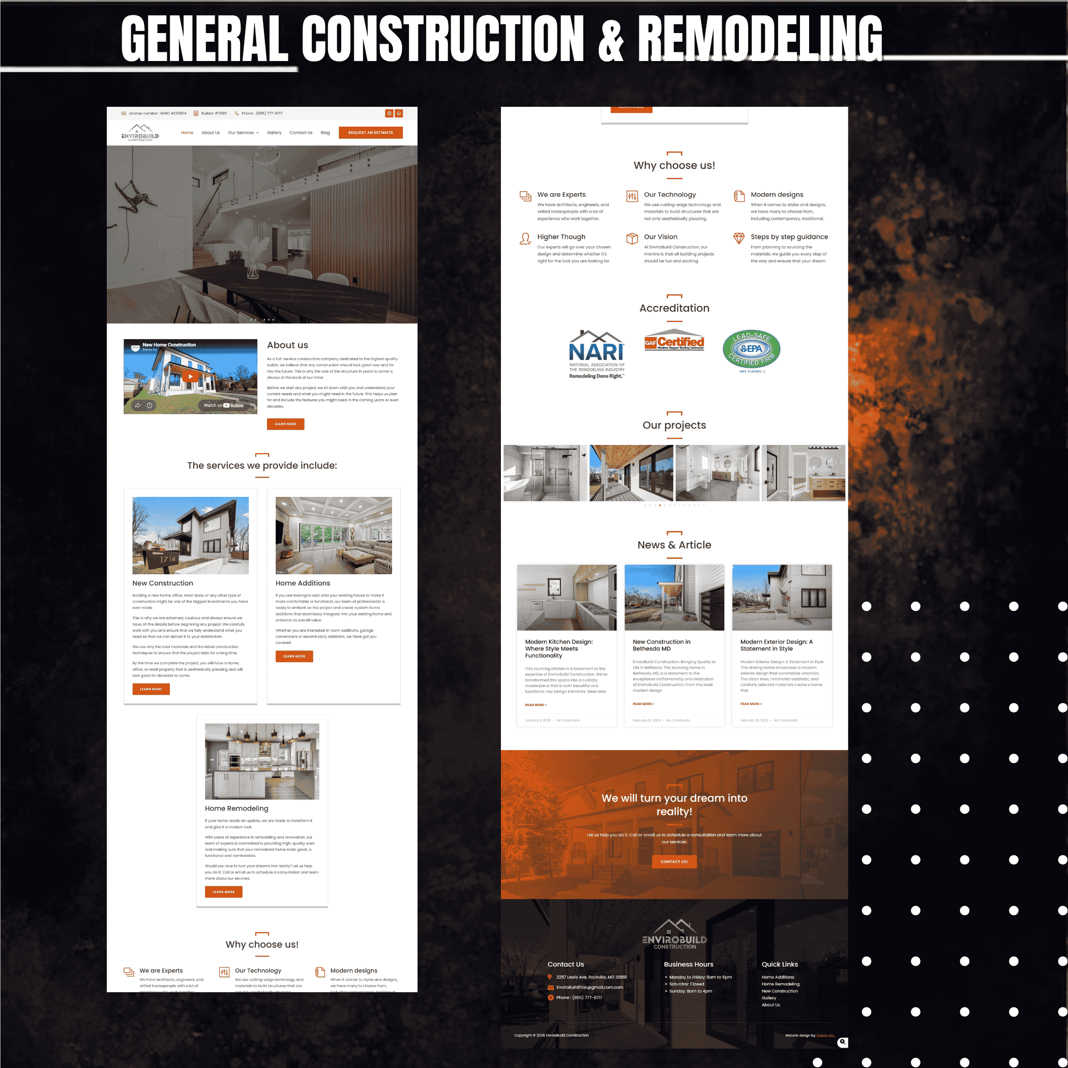 General Construction & Remodeling