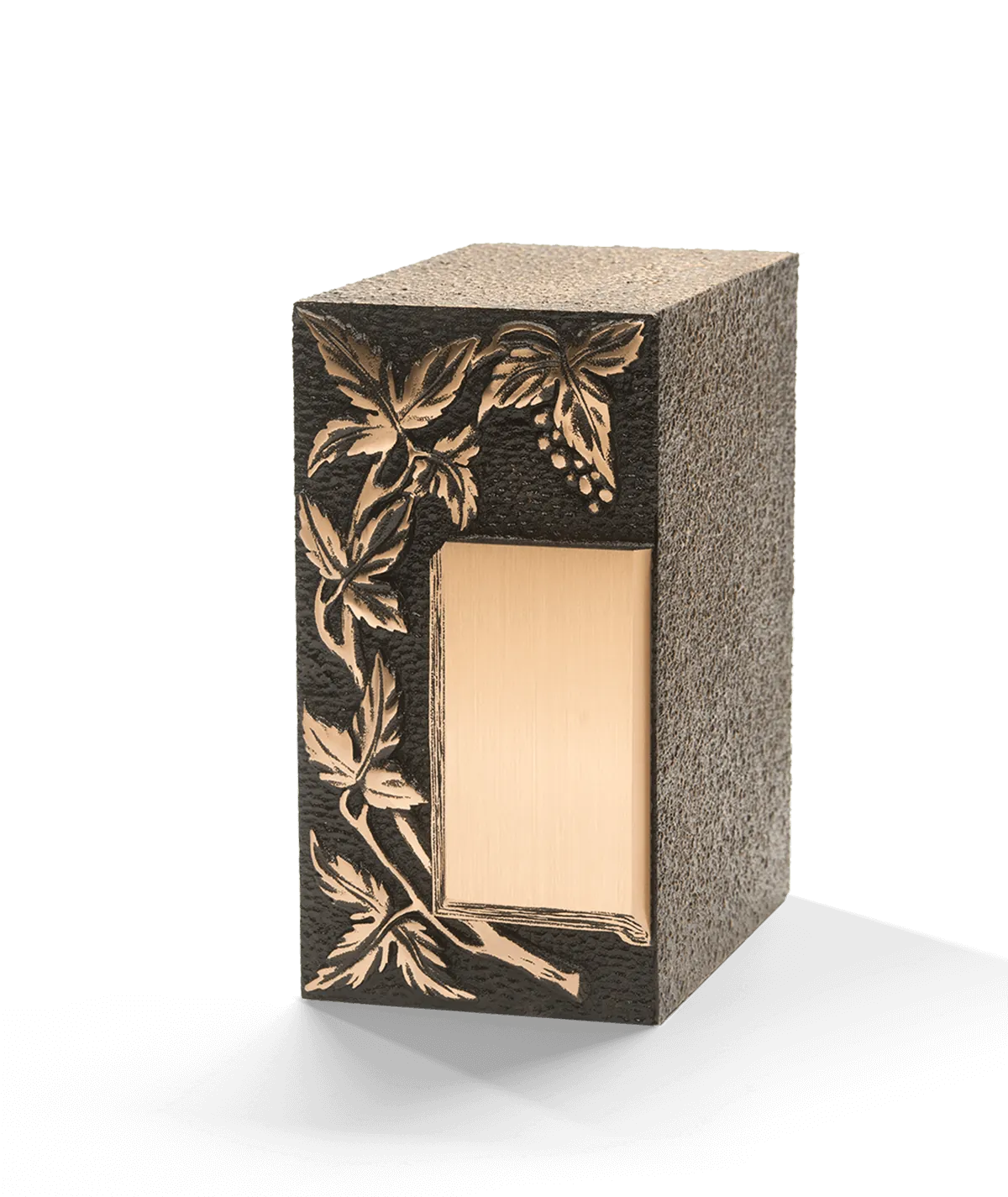 Zinc-Bronze Urn, Companion Vine (Left)