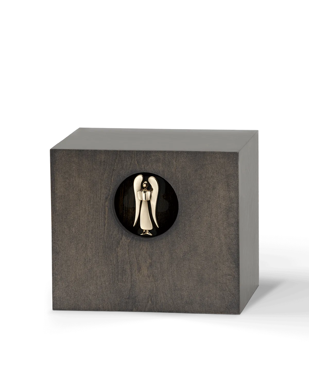 Wood Urn, Stained Maple Angel