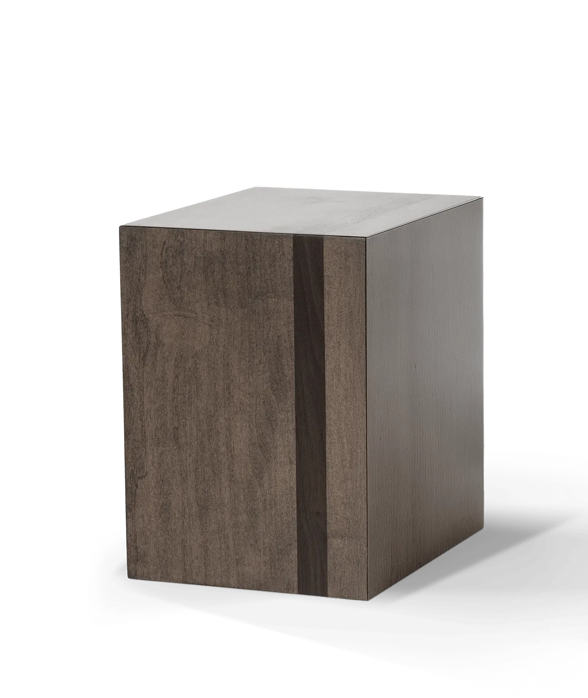 Wood Urn, Stained Maple