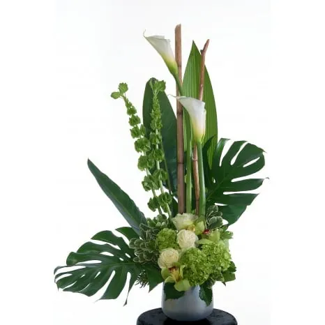 Contemporary Ceramic Floral Arrangement