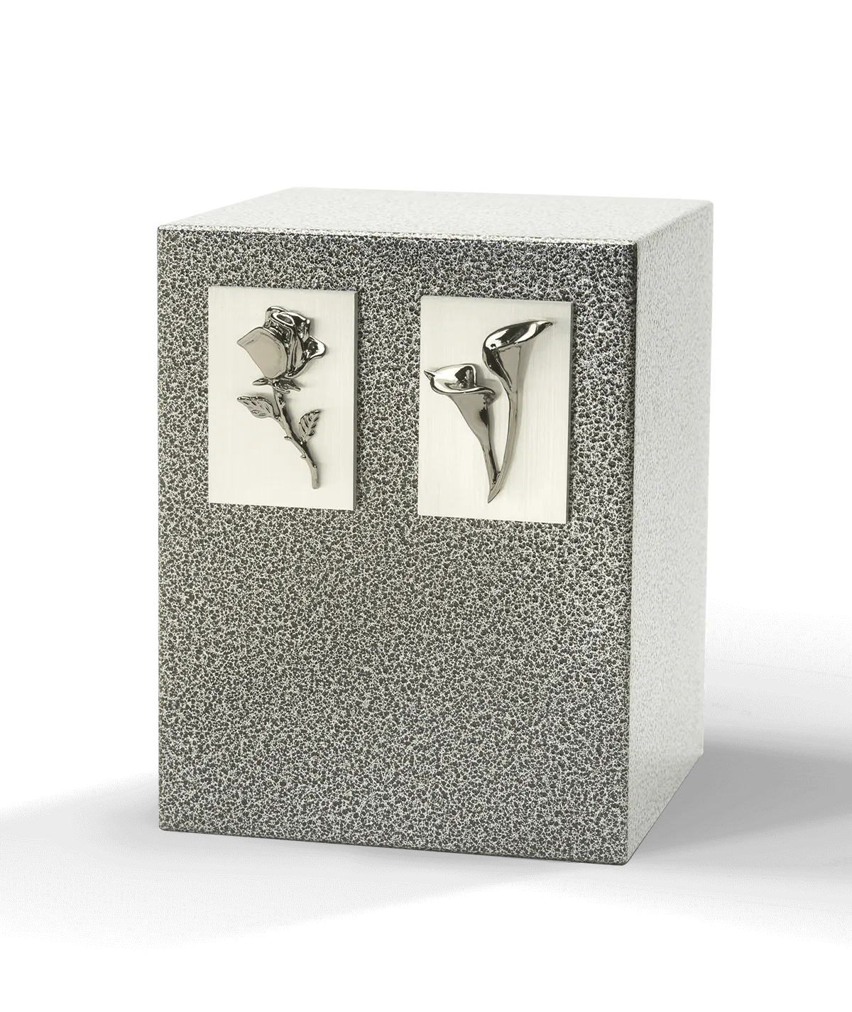 Peace of Mind Urn, Double Lily Rose, Grey
