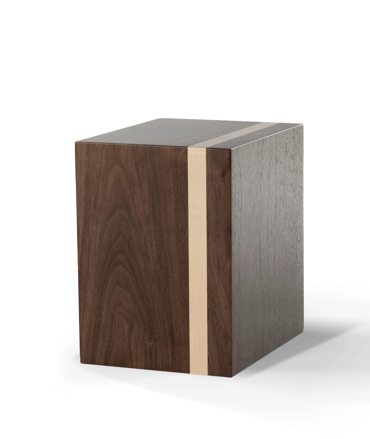 Wood Urn, Walnut Maple