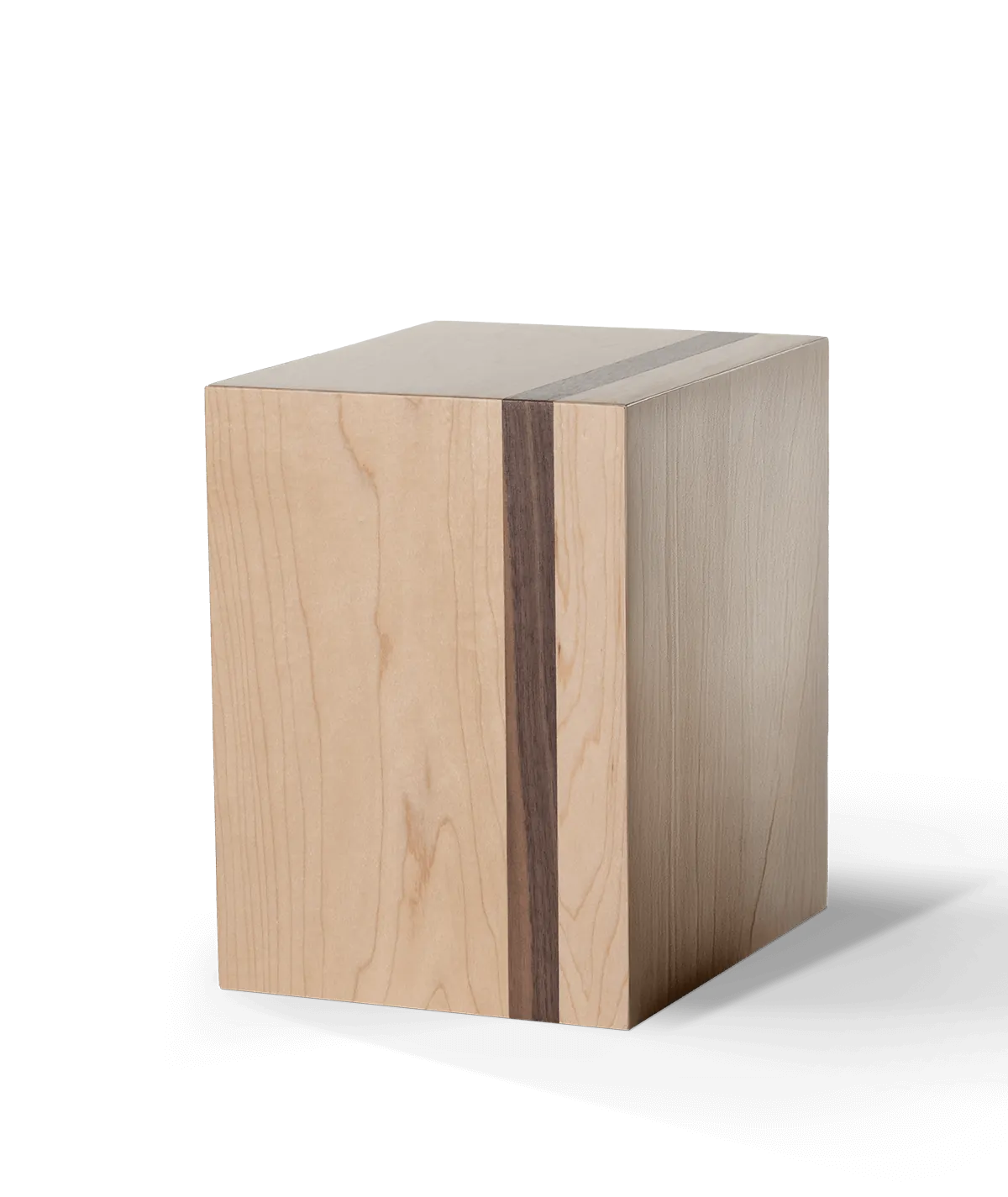 Wood Urn, Maple Walnut