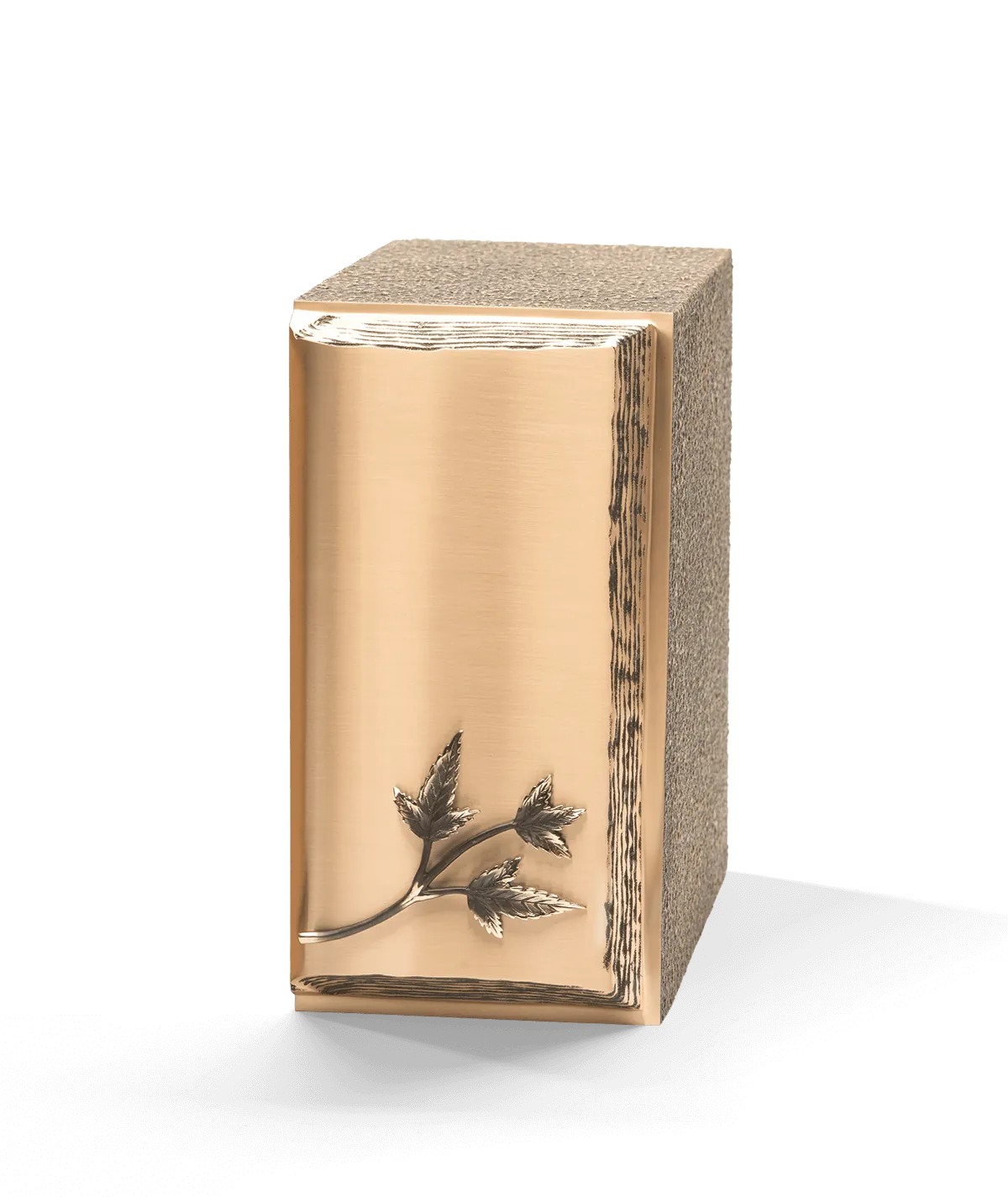 Zinc-Bronze Urn, Book (Right)