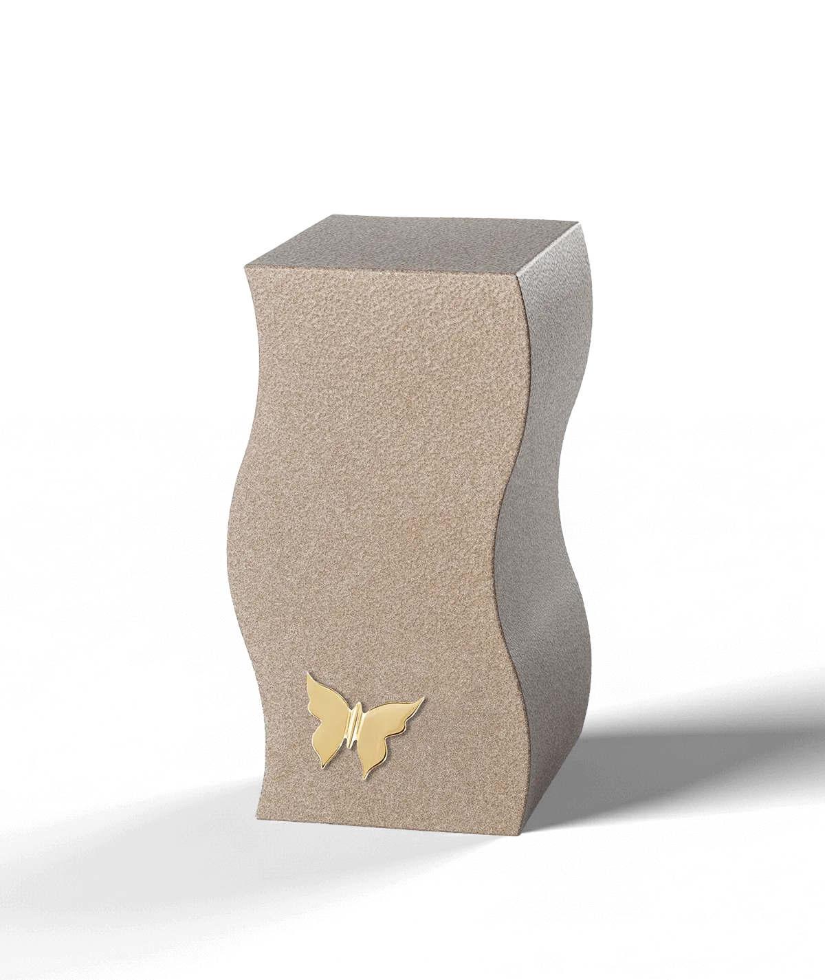 Unison Urn, Beige Butterfly