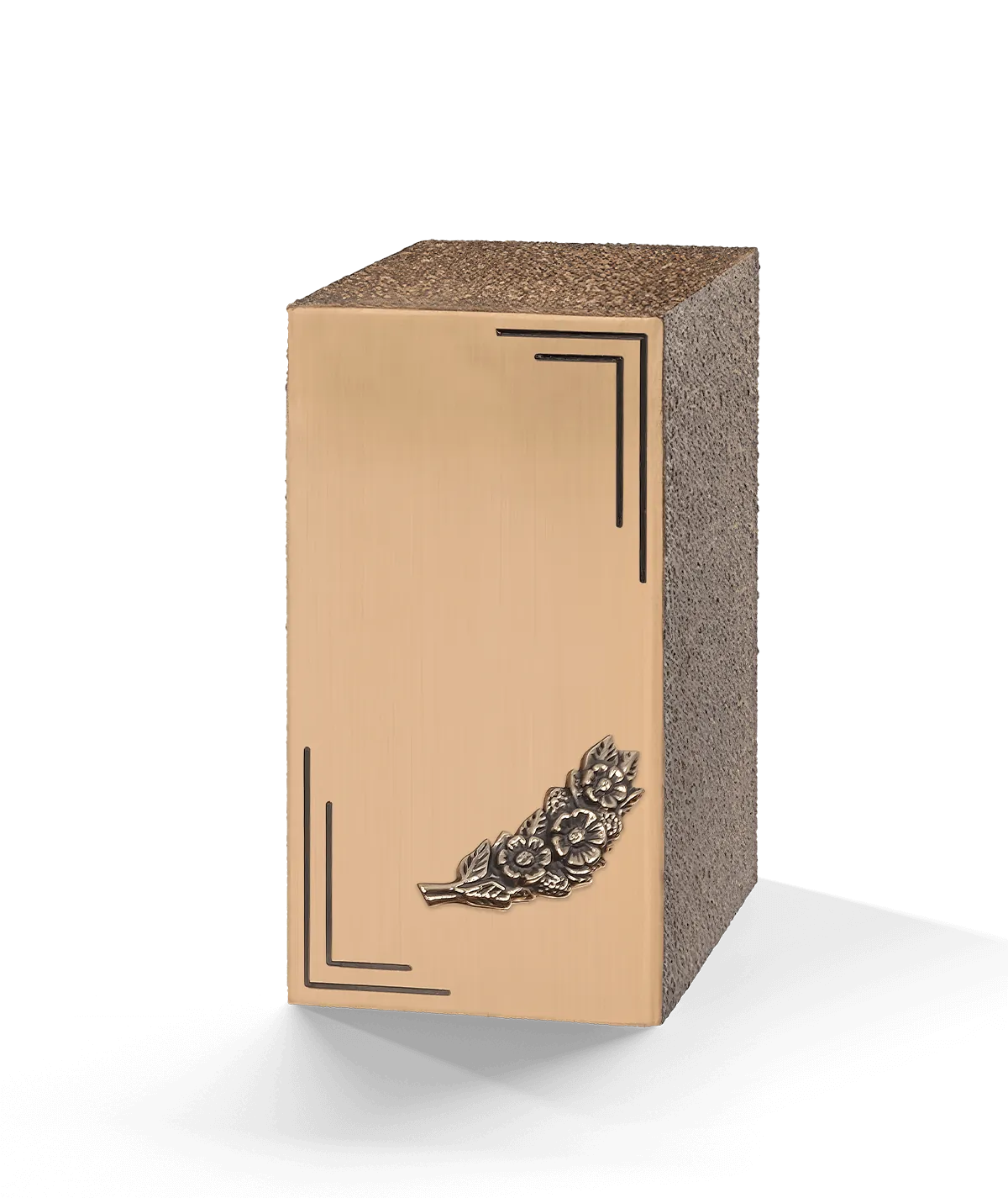 Zinc-Bronze Urn, Simplicity, Right