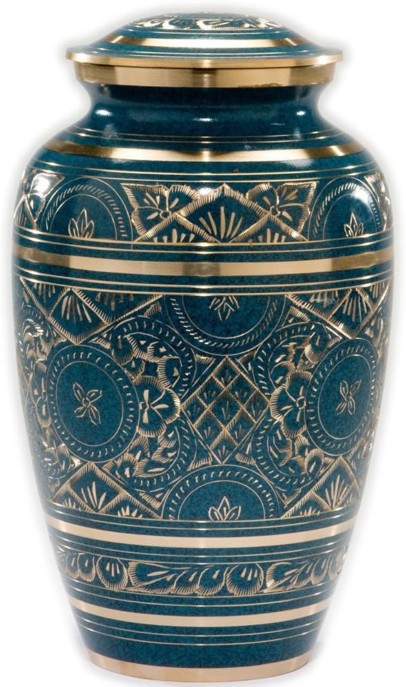 Azure Urn, Blue and Gold