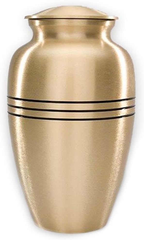 Dignity Urn, Gold Brass